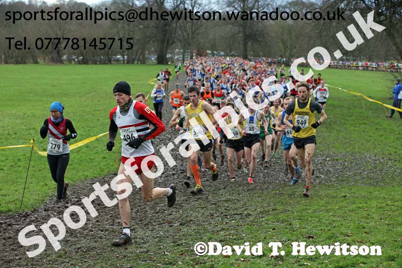 Senior mens Northern Cross Country Champs., Witton Park, Blackburn. Photo: David T. Hewitson/Sports for All Pics